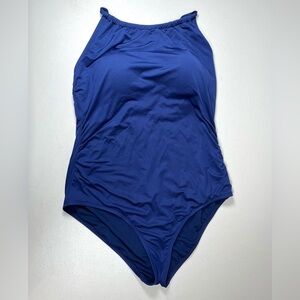 Jantzen Royal Blue One-Piece Swimsuit size 16